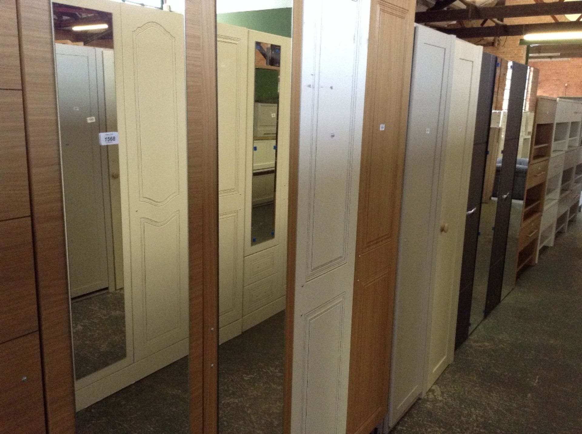 OAK SINGLE WARDROBE (return)