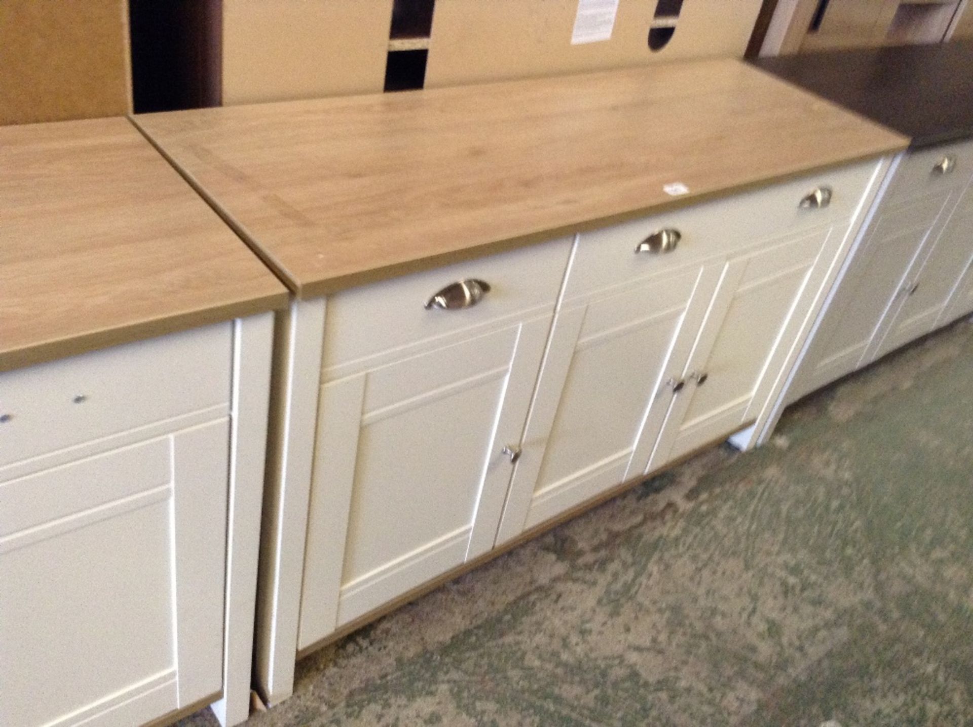 IVORY AND OAK 4FT SIDEBOARD (return)