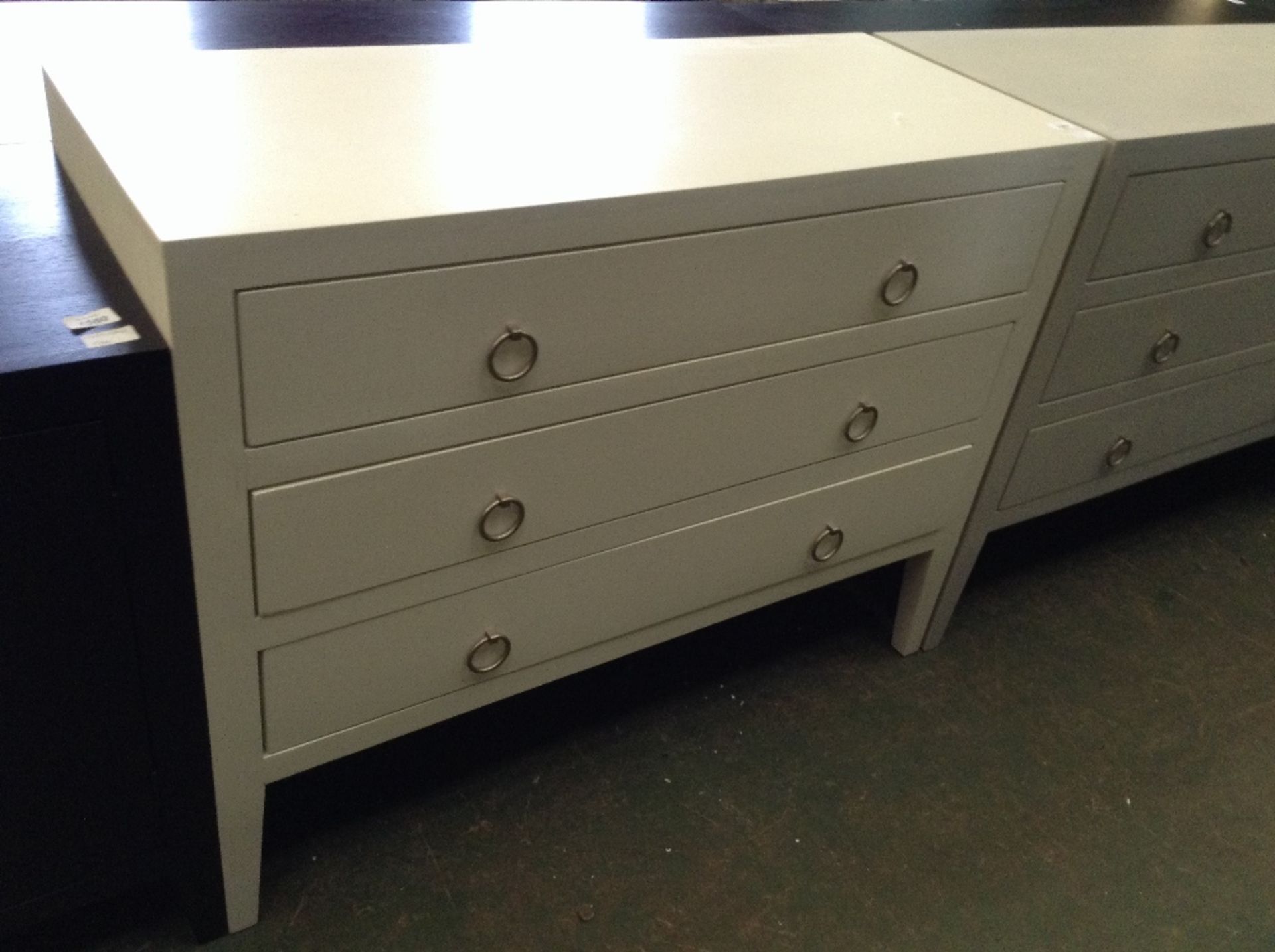 CHERITON WHITE 3 DRAWER CHEST (return)