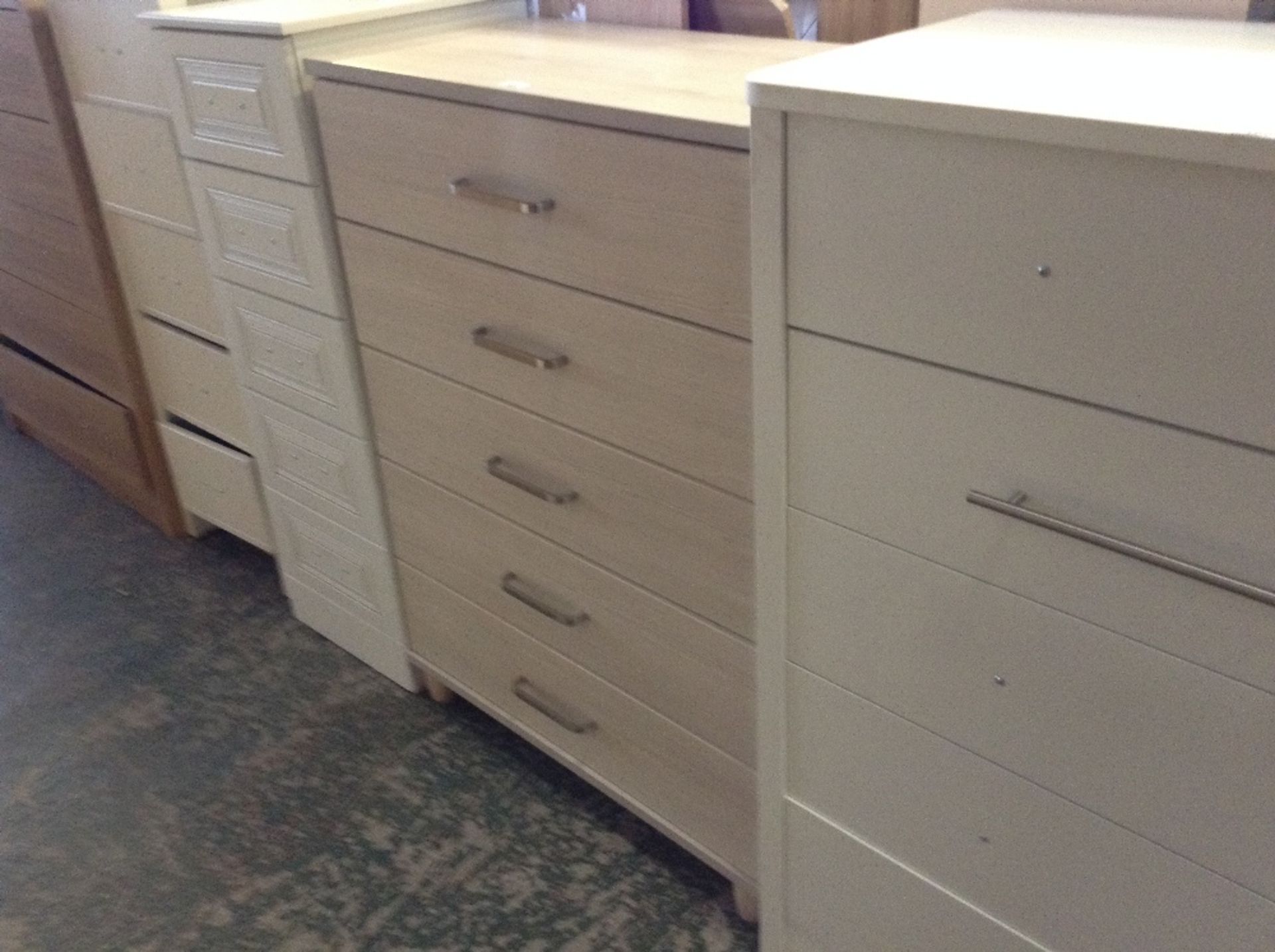 OAK 5 DRAWER CHEST (return)