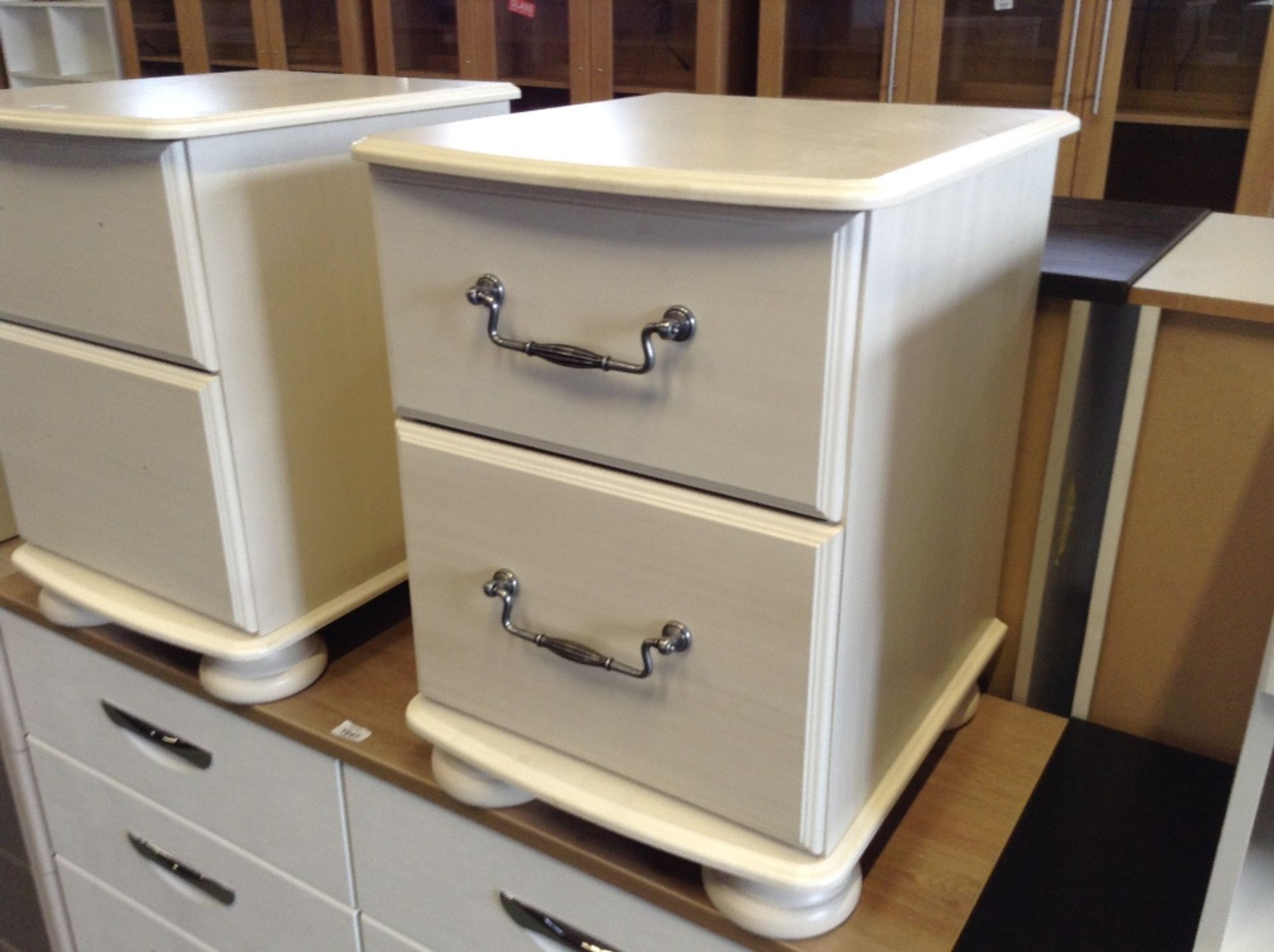 IVORY 2 DRAWER BEDSIDE (return) (2)