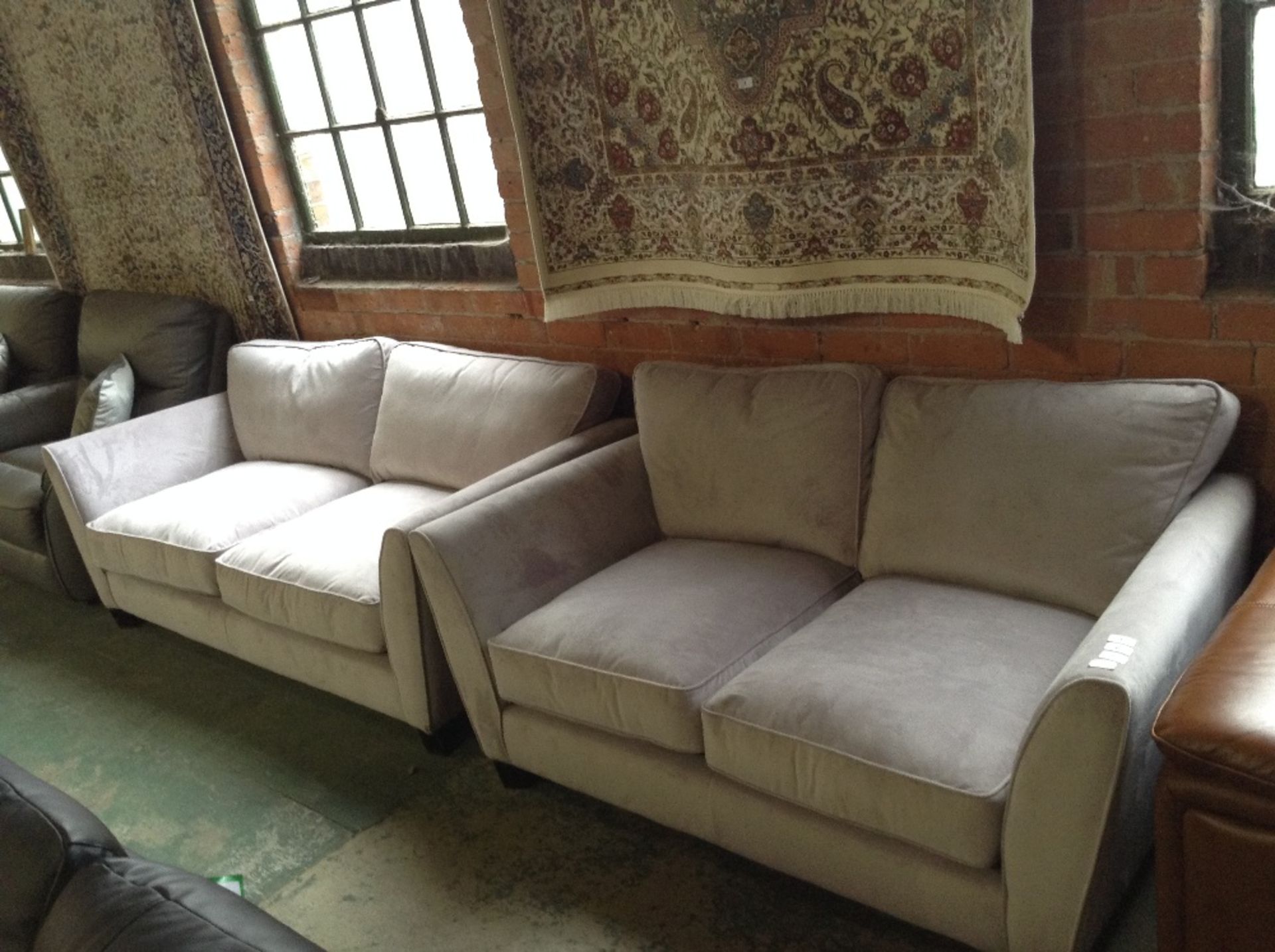 LILAC 3 SEATER SOFA AND 2 SEATER SOFA (3)