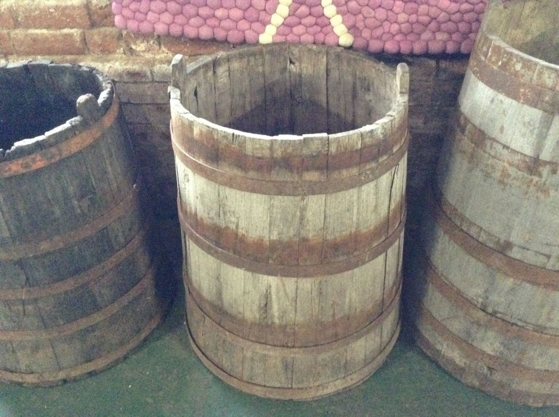 WOODEN BARREL - Image 2 of 2