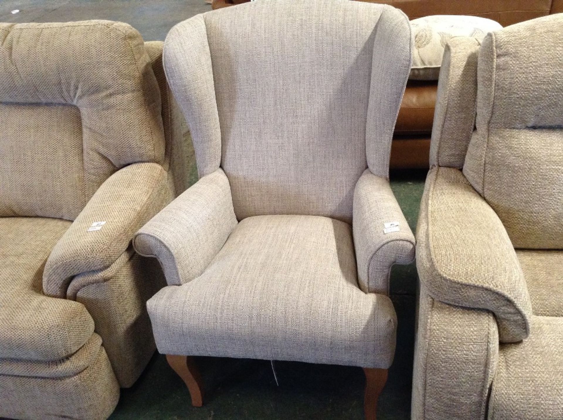 GREY WING CHAIR (TROO1037-WOO286428)