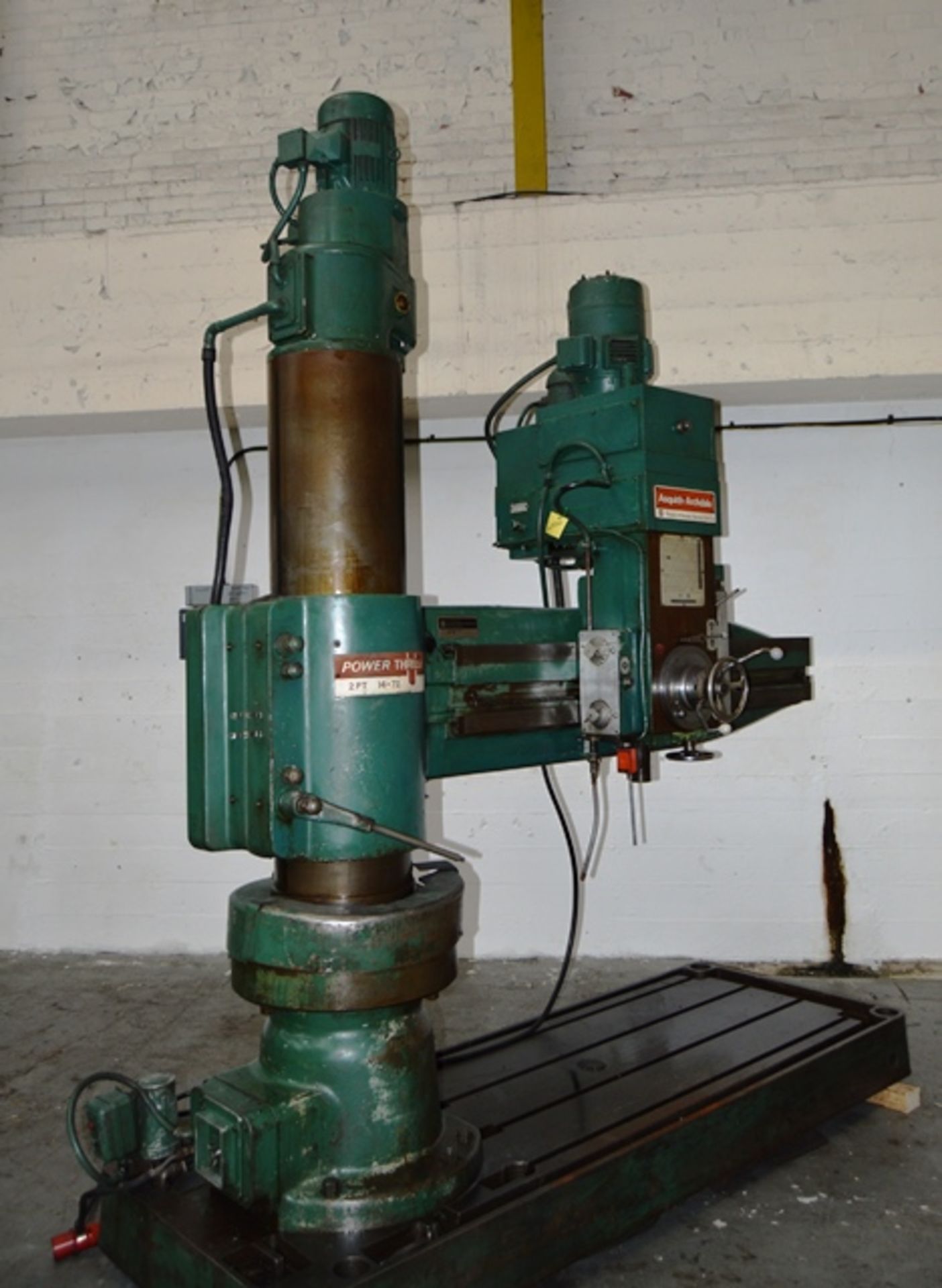 Asquith Power Thrust 6' Radial Arm Drill (1971)