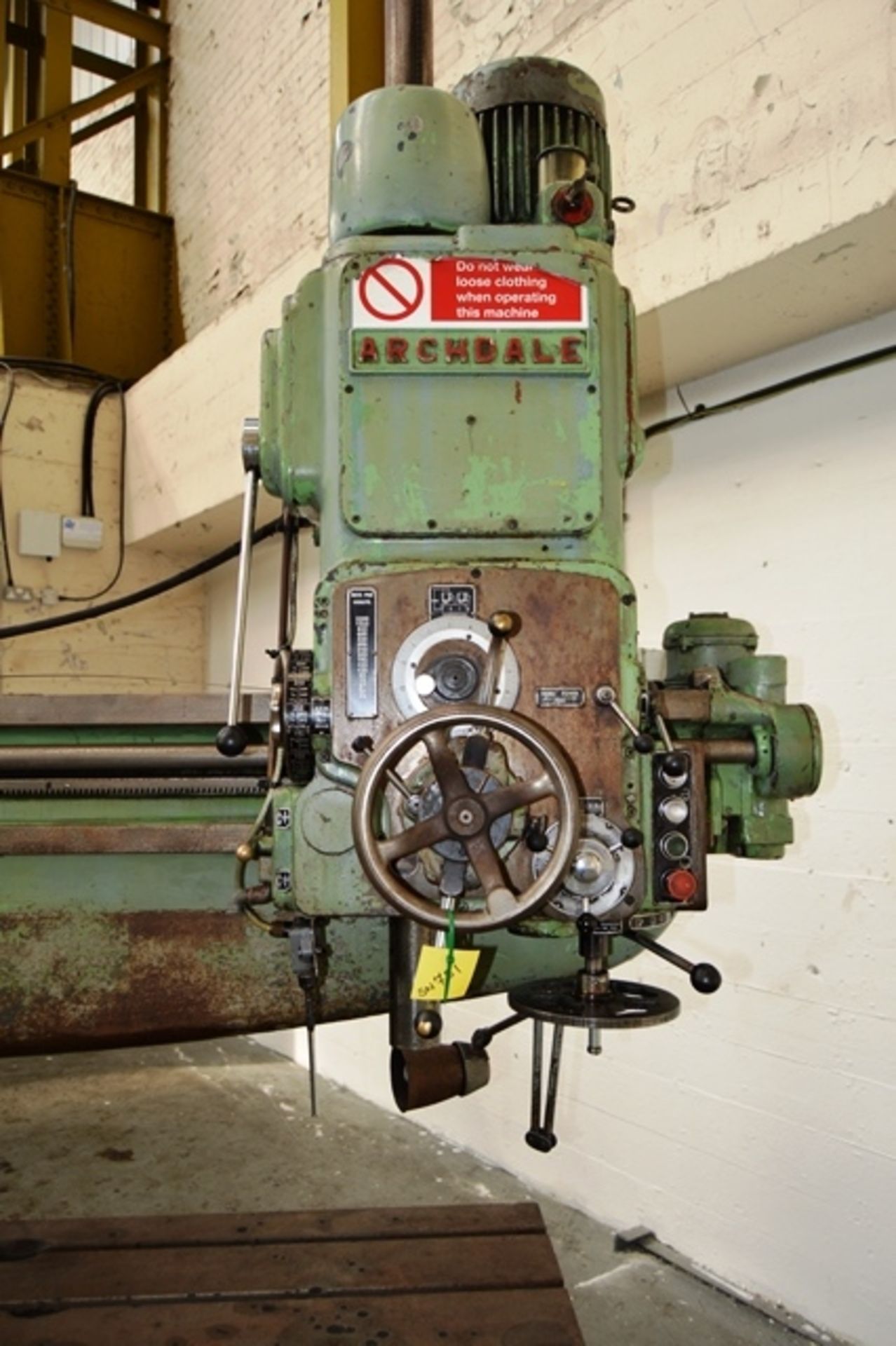 Archdale 5' Radial Arm Drill (1966) - Image 4 of 8