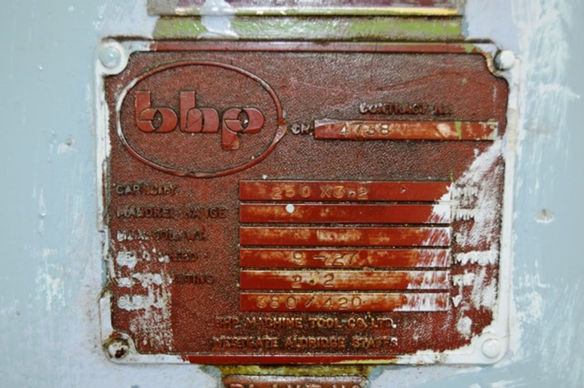 BHP Strip Leveller 250 x 3.2mm - Image 6 of 7