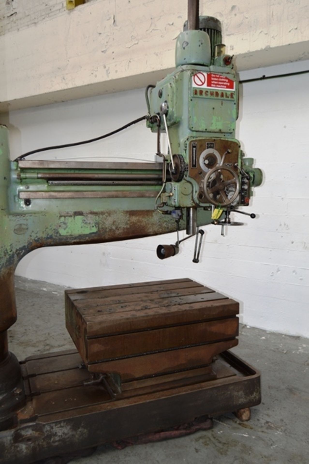 Archdale 5' Radial Arm Drill (1966) - Image 8 of 8