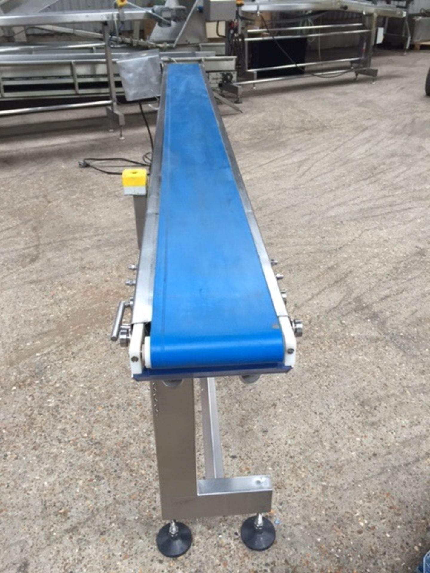 TRANSFER CONVEYOR RUTLAND HANDLING 3 PHASE SIZE 3MX20 CM BELT WIDTH HEIGHT 96 CM ADJUSTABLE