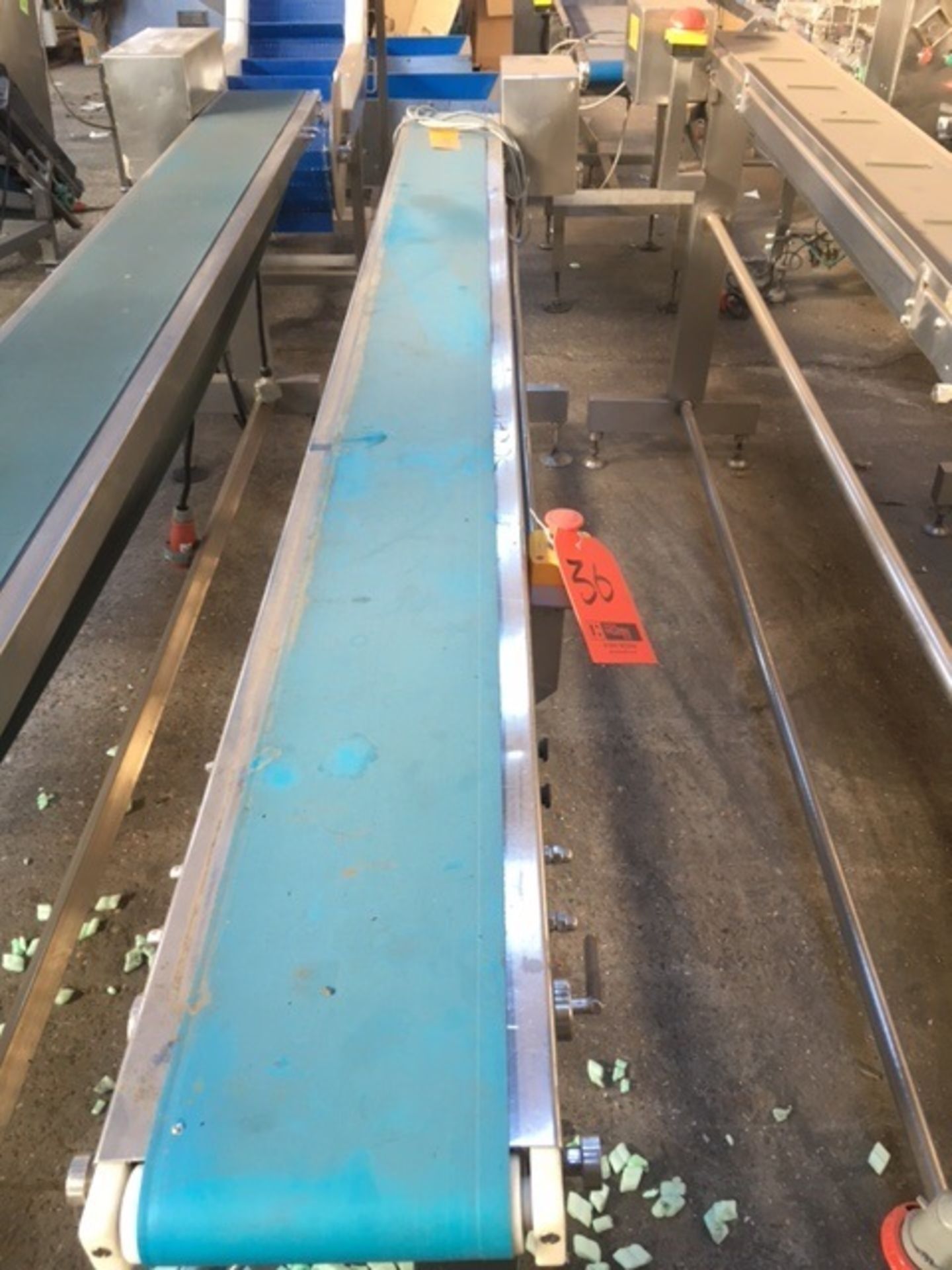 TRANSFER CONVEYOR RUTLAND HANDLING 3 PHASE SIZE 3MX20 CM BELT WIDTH HEIGHT 96 CM ADJUSTABLE