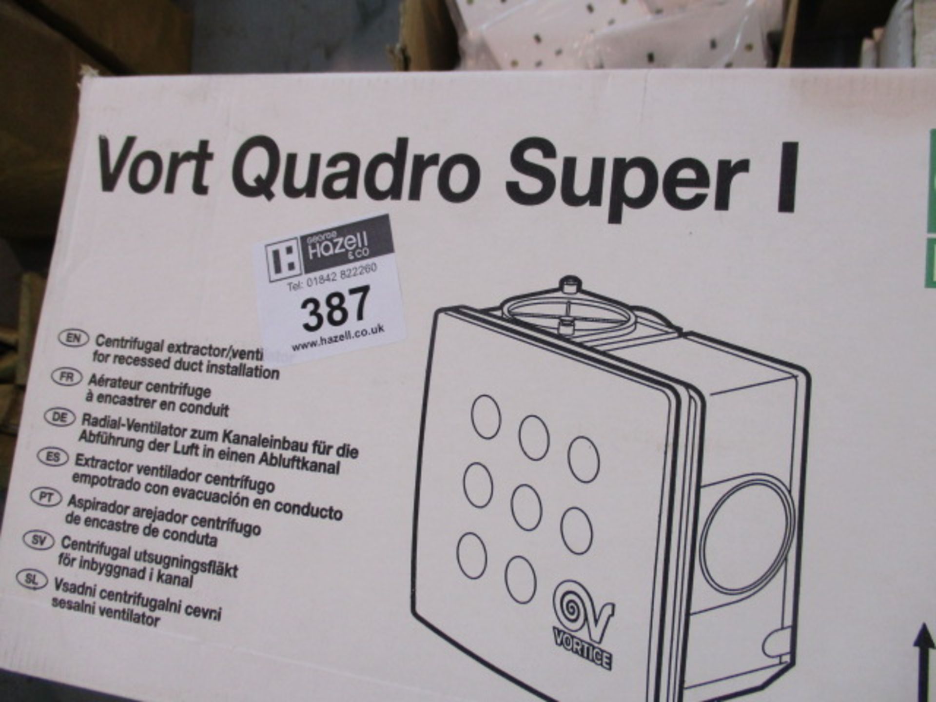 2 X VORTICE QUADRO SUPER 1 FANS