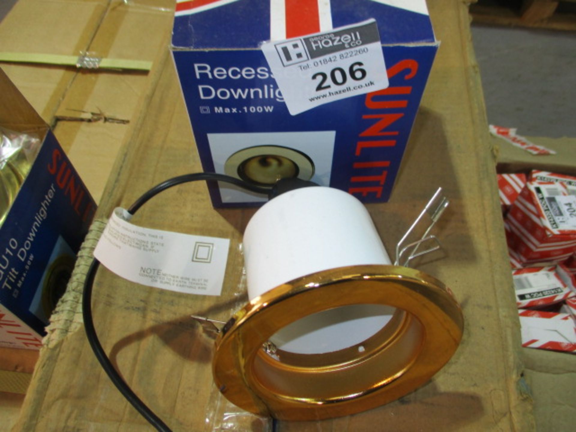 50 X R80 DOWNLIGHT ES BRASS