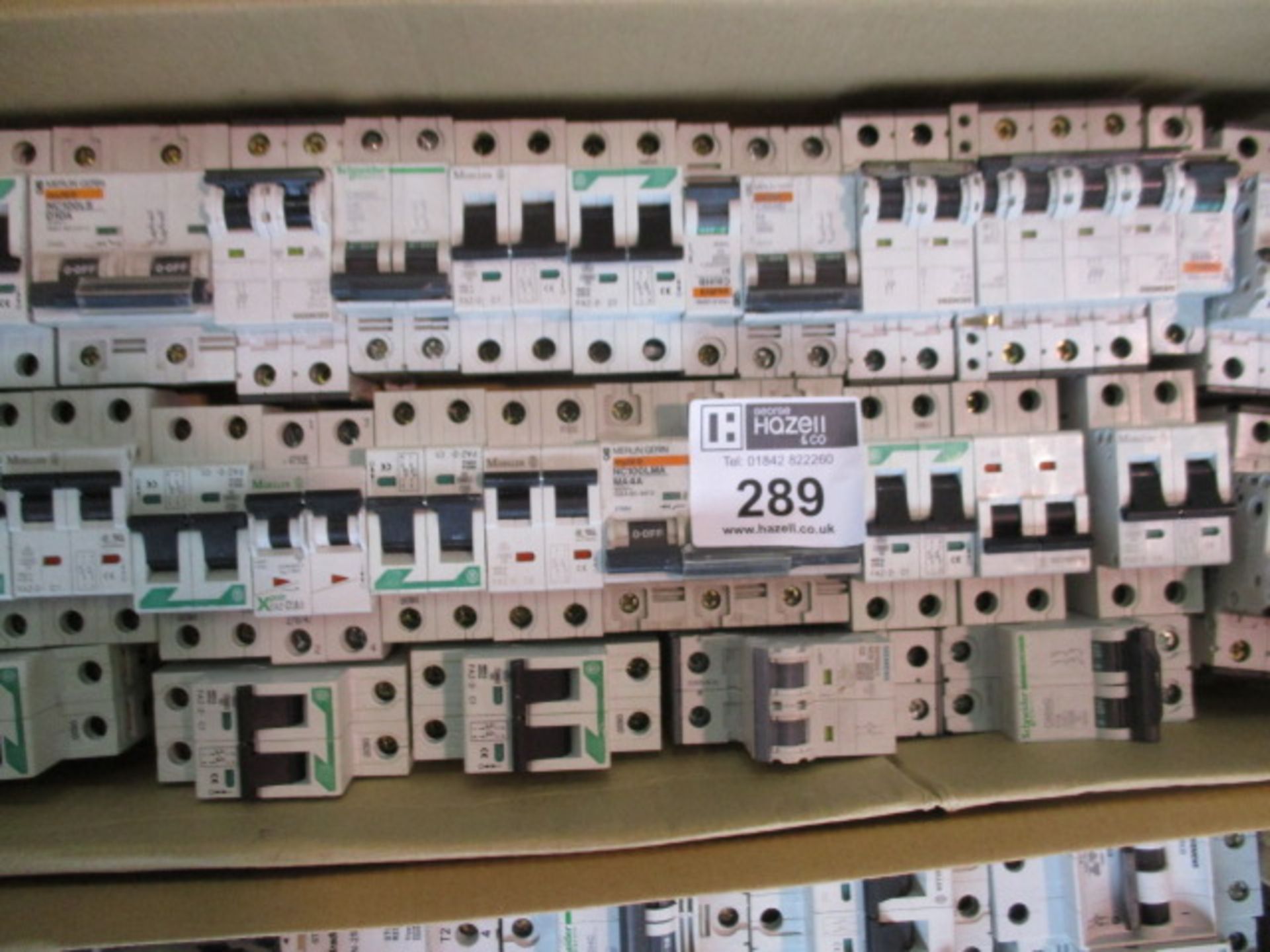 MIXED BOX OF MCB AND CONTACTORS