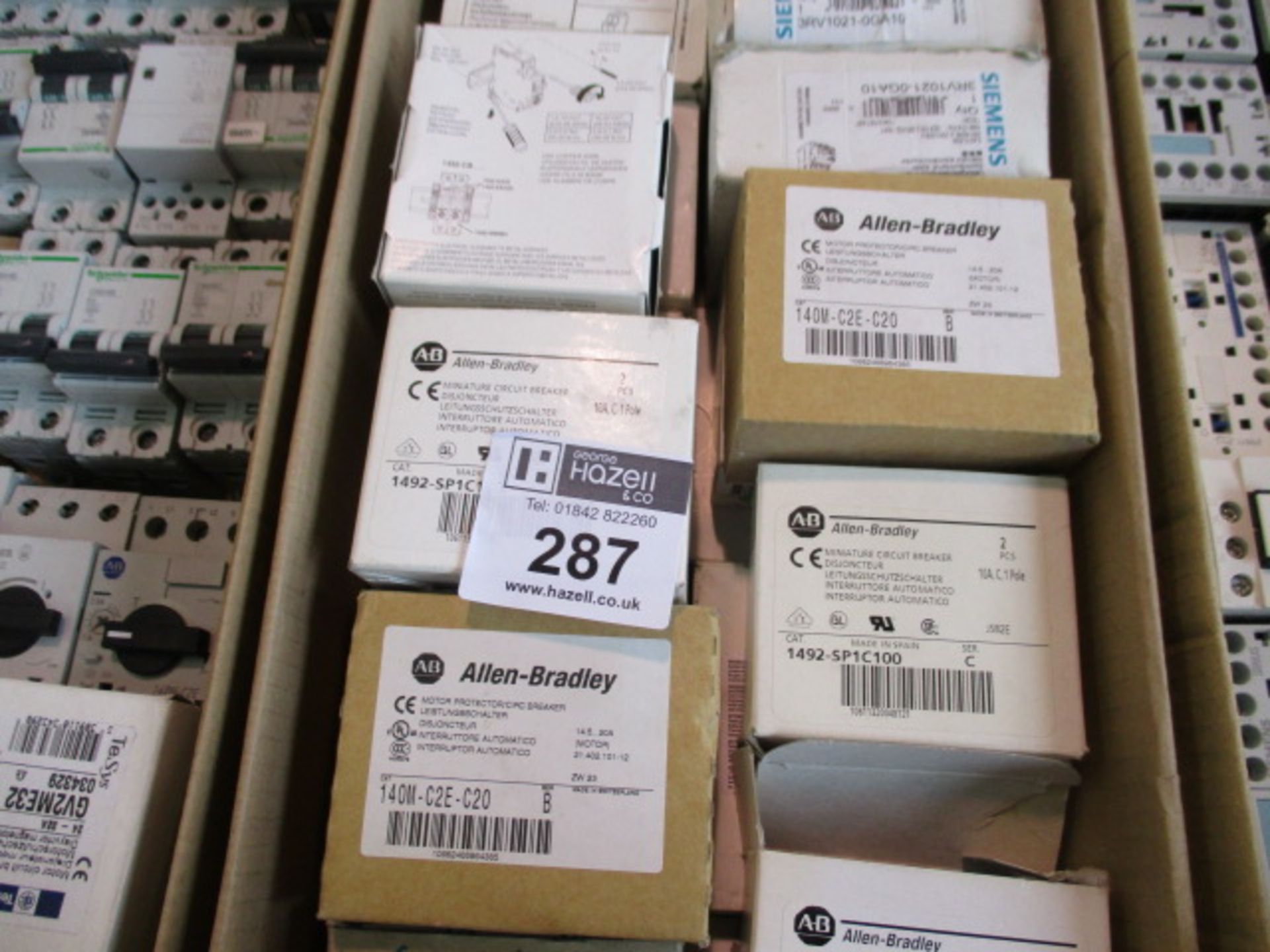 MIXED BOX OF MCB AND CONTACTORS