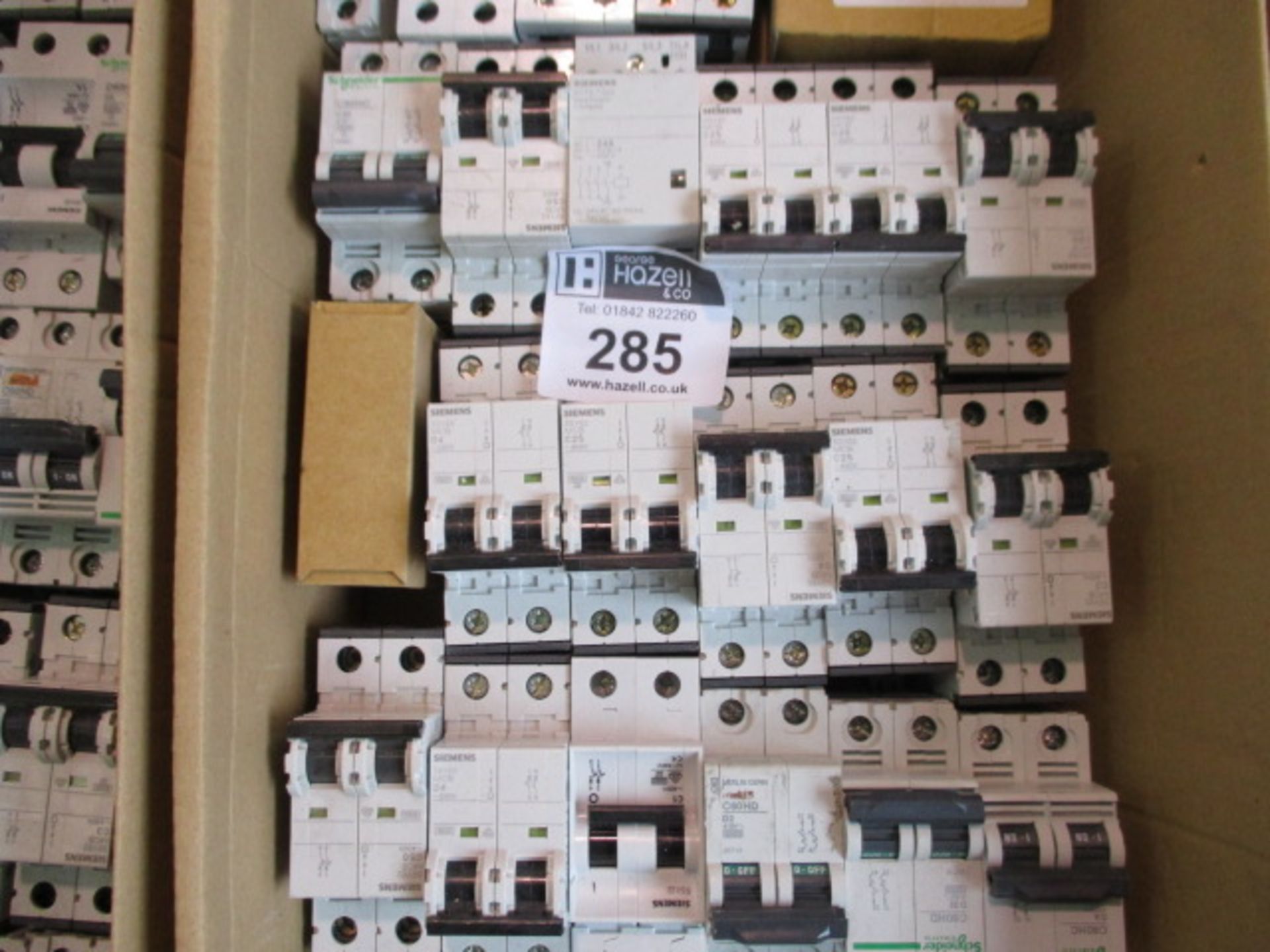 MIXED BOX OF MCB AND CONTACTORS