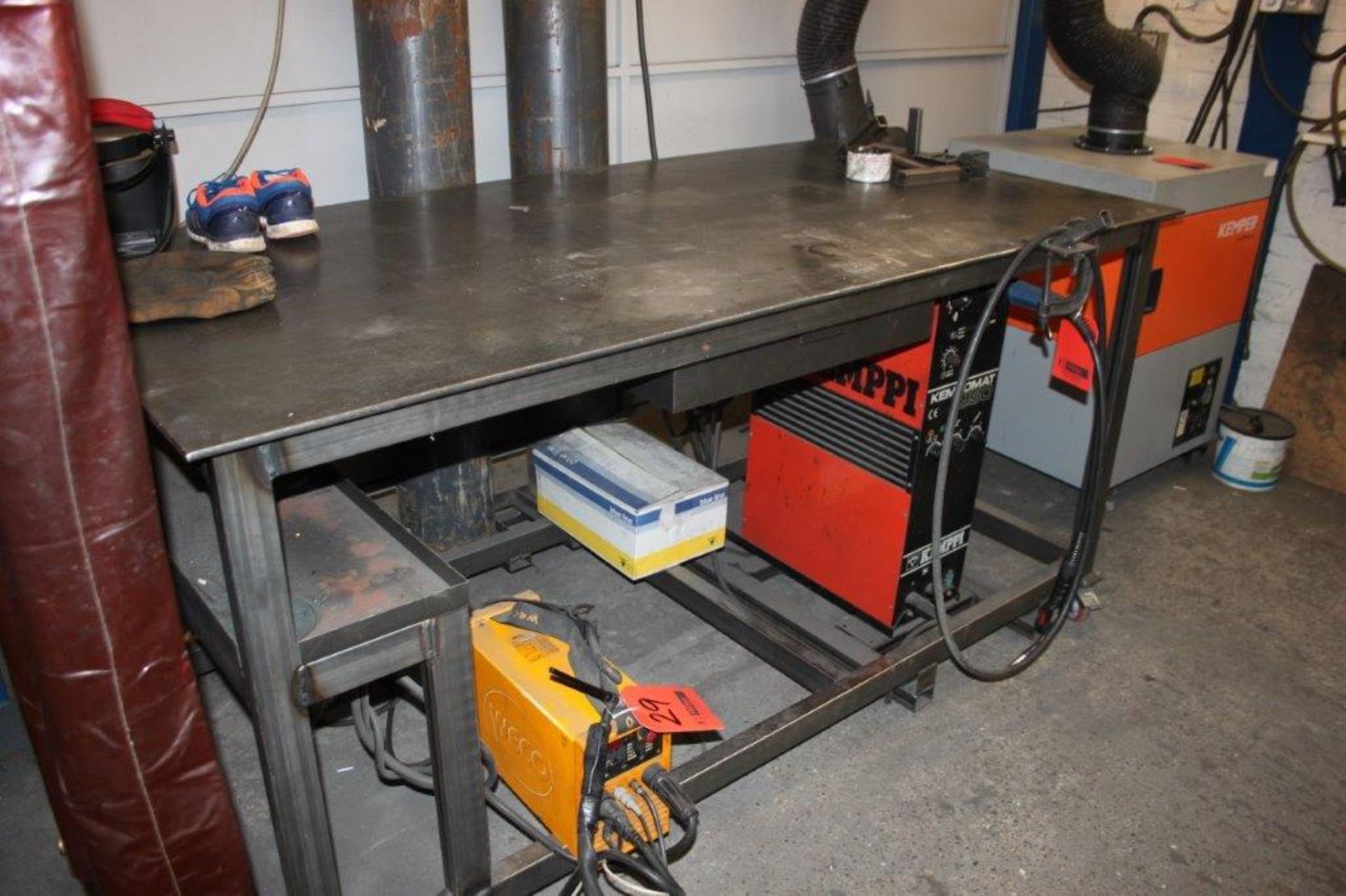 1000MM X 2000MM STEEL BENCHES ON WHEELS