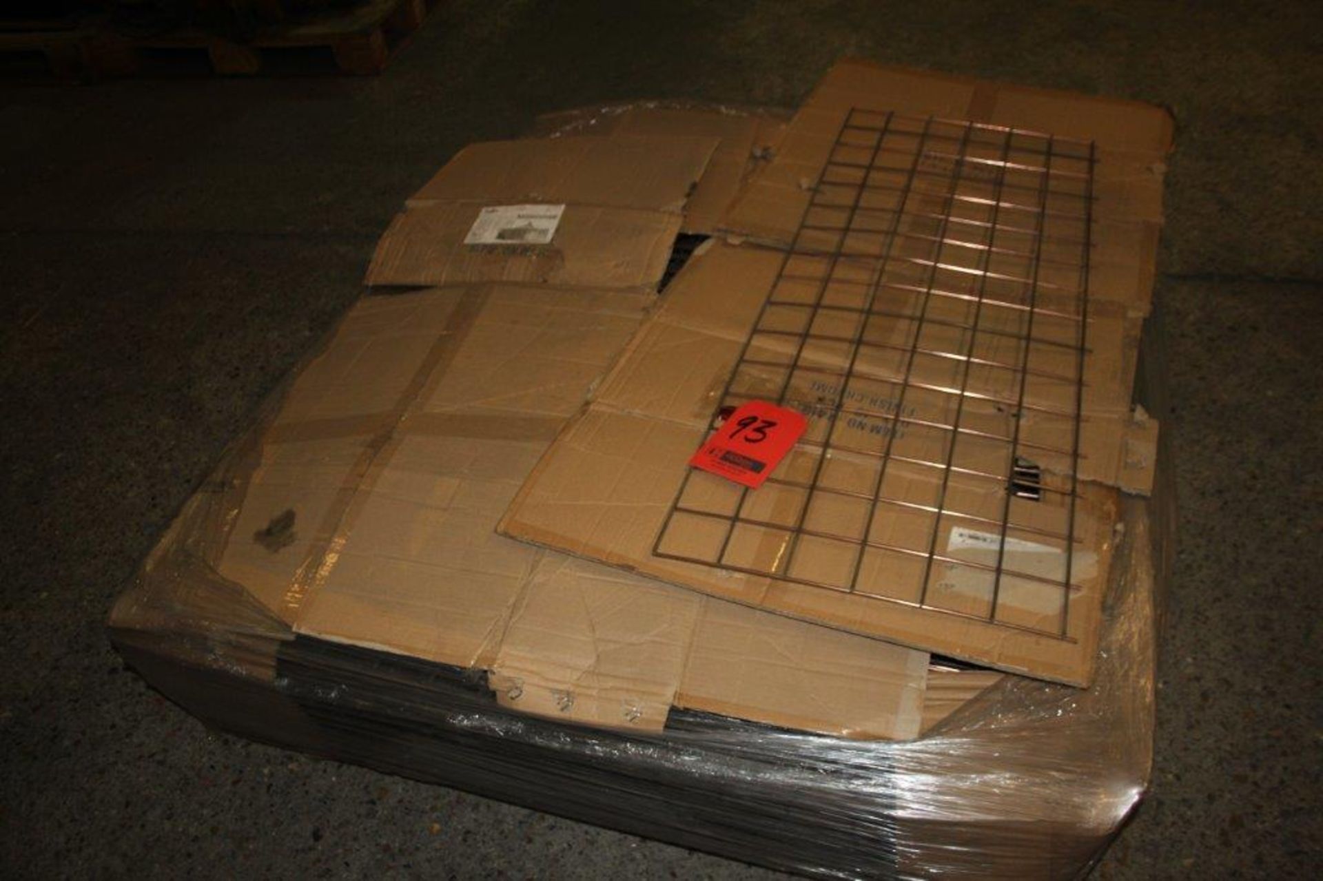 PALLET OF 400 X 1220MM ANODISED 80MM STEEL MESH