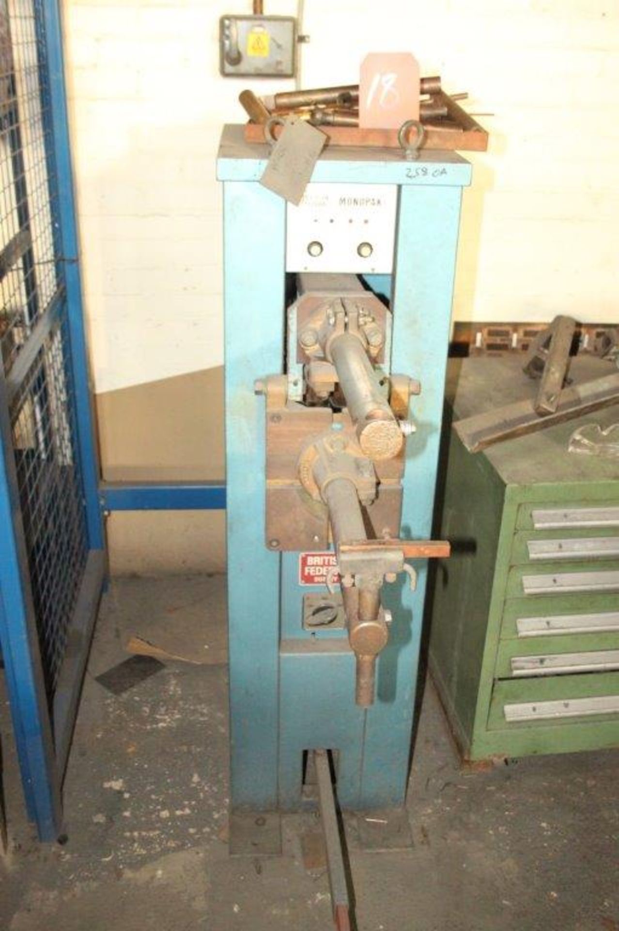 BRITISH FEDERAL MONOPAK WPI 52 KVA SPOT WELDER