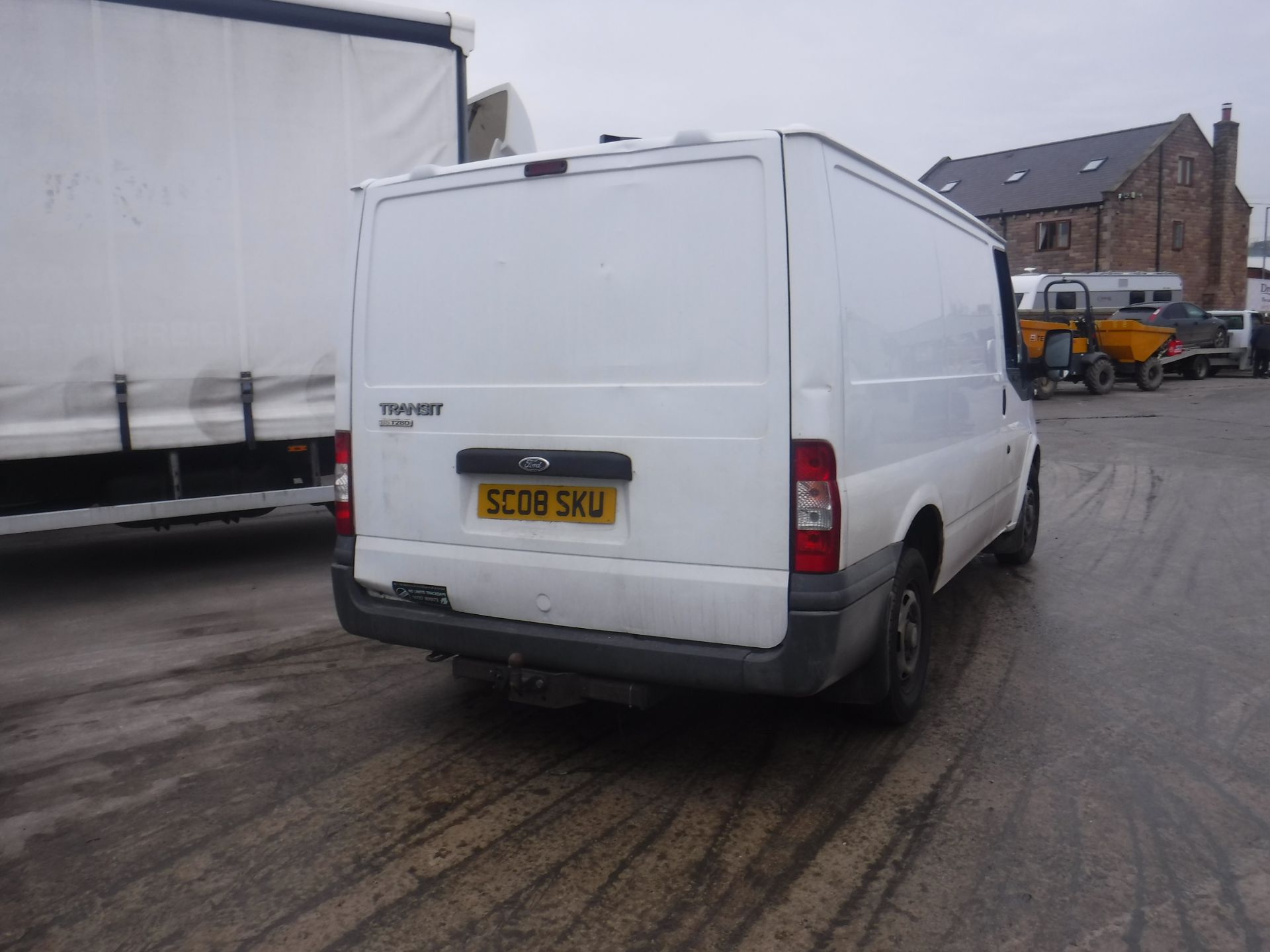 2008 ford transit panel van 85t280 tdci 190843 miles mot sept 17 good runner no v5 - Image 4 of 4