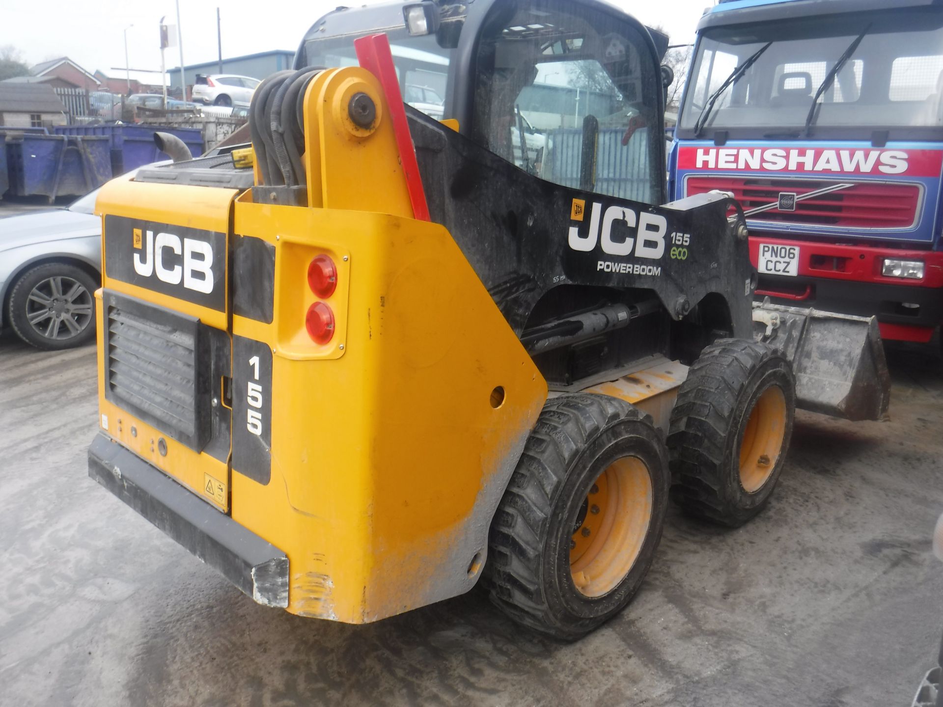 jcb 155 eco p speed high flow skid steer power boom 2016 like new - Image 4 of 5