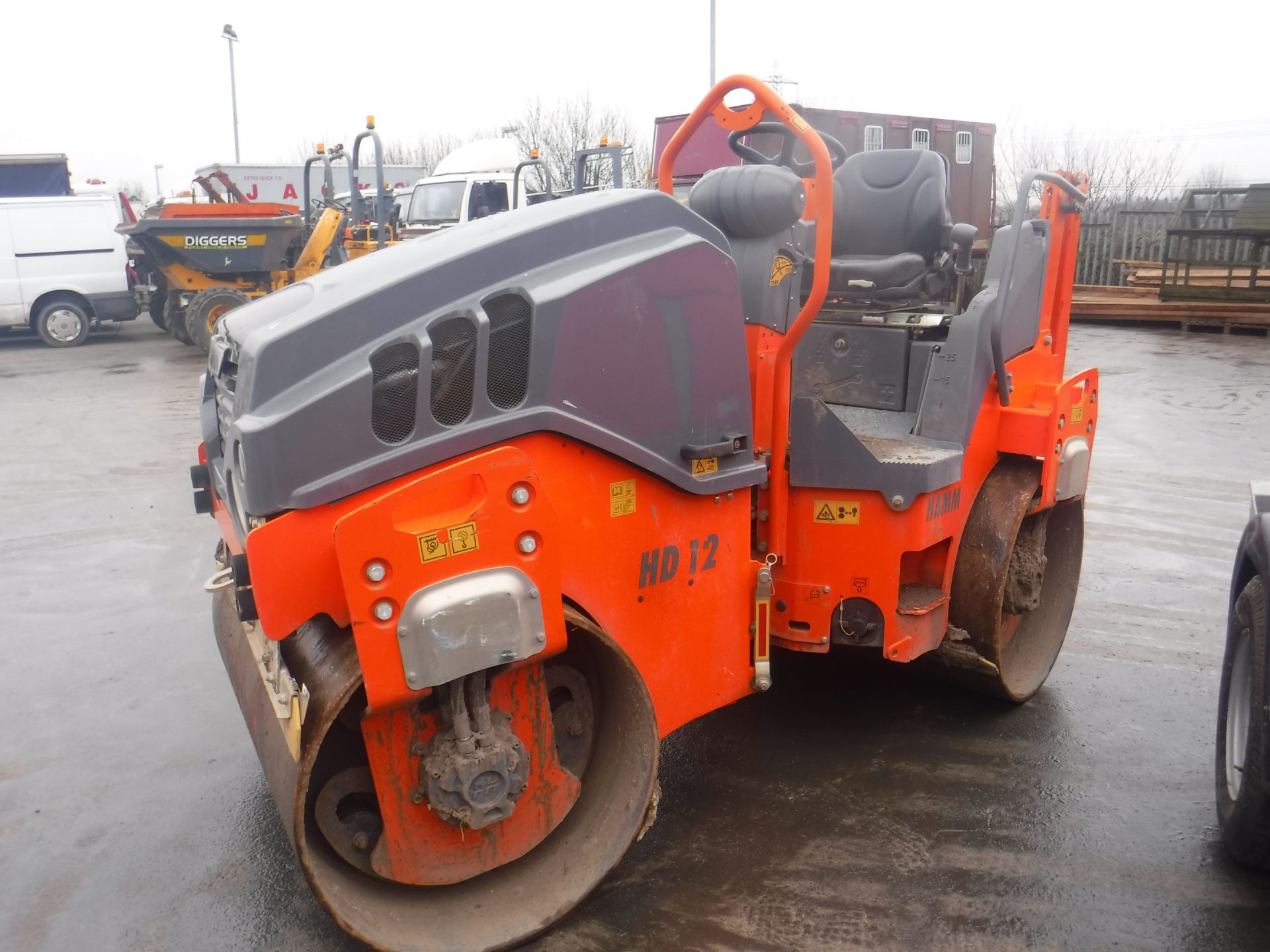 hamm hd 12 2015 tarmac roller 290 hours - Image 3 of 3