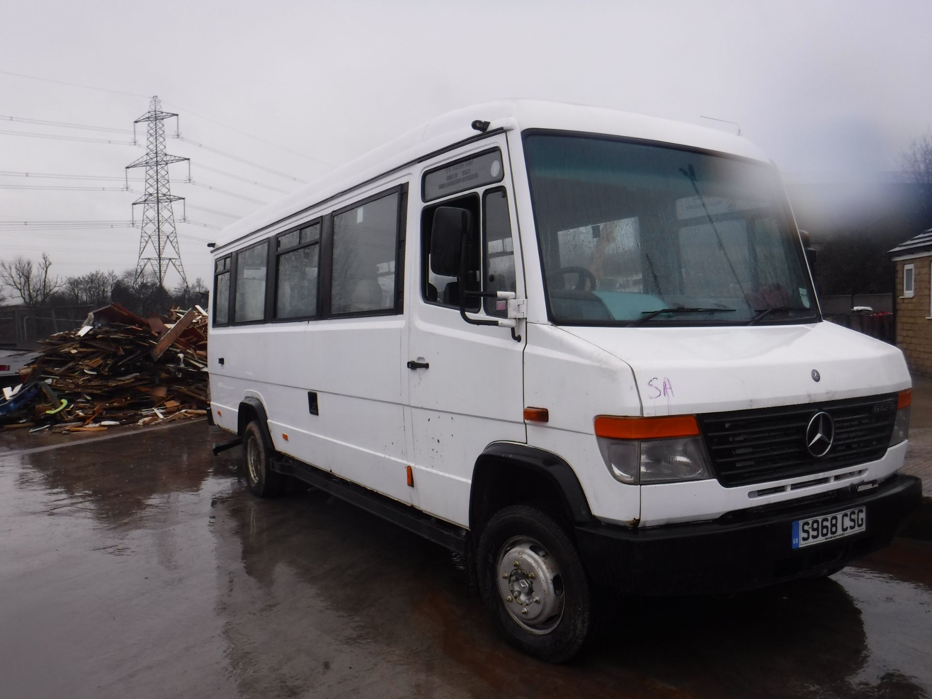 mercedes 612d mini bus 5968 csg runs but selling for export only