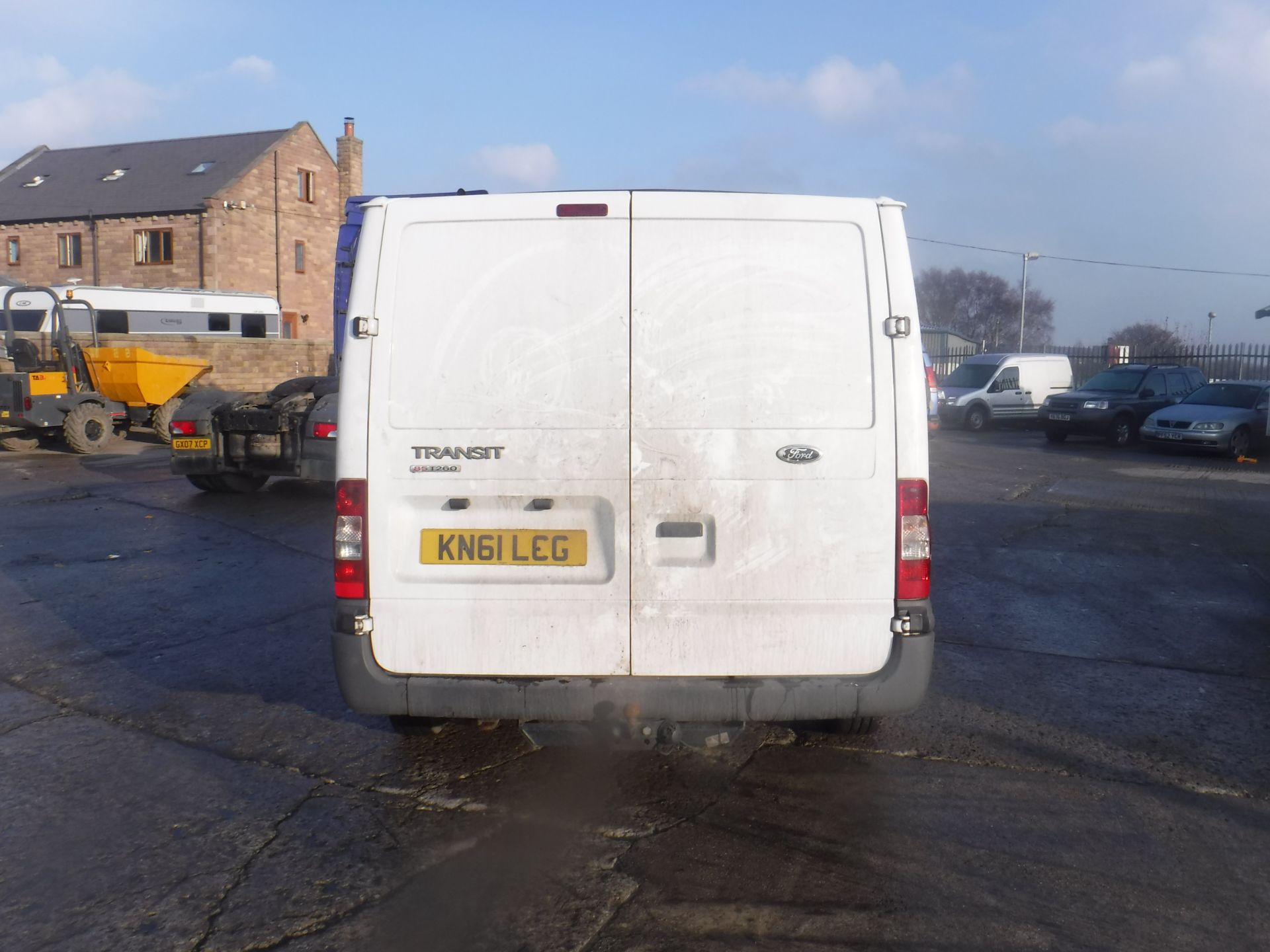 ford transit panel van 2011 61 plate 154013 miles 85t260 towbar good runner mot nov 17 no v5 - Image 4 of 5