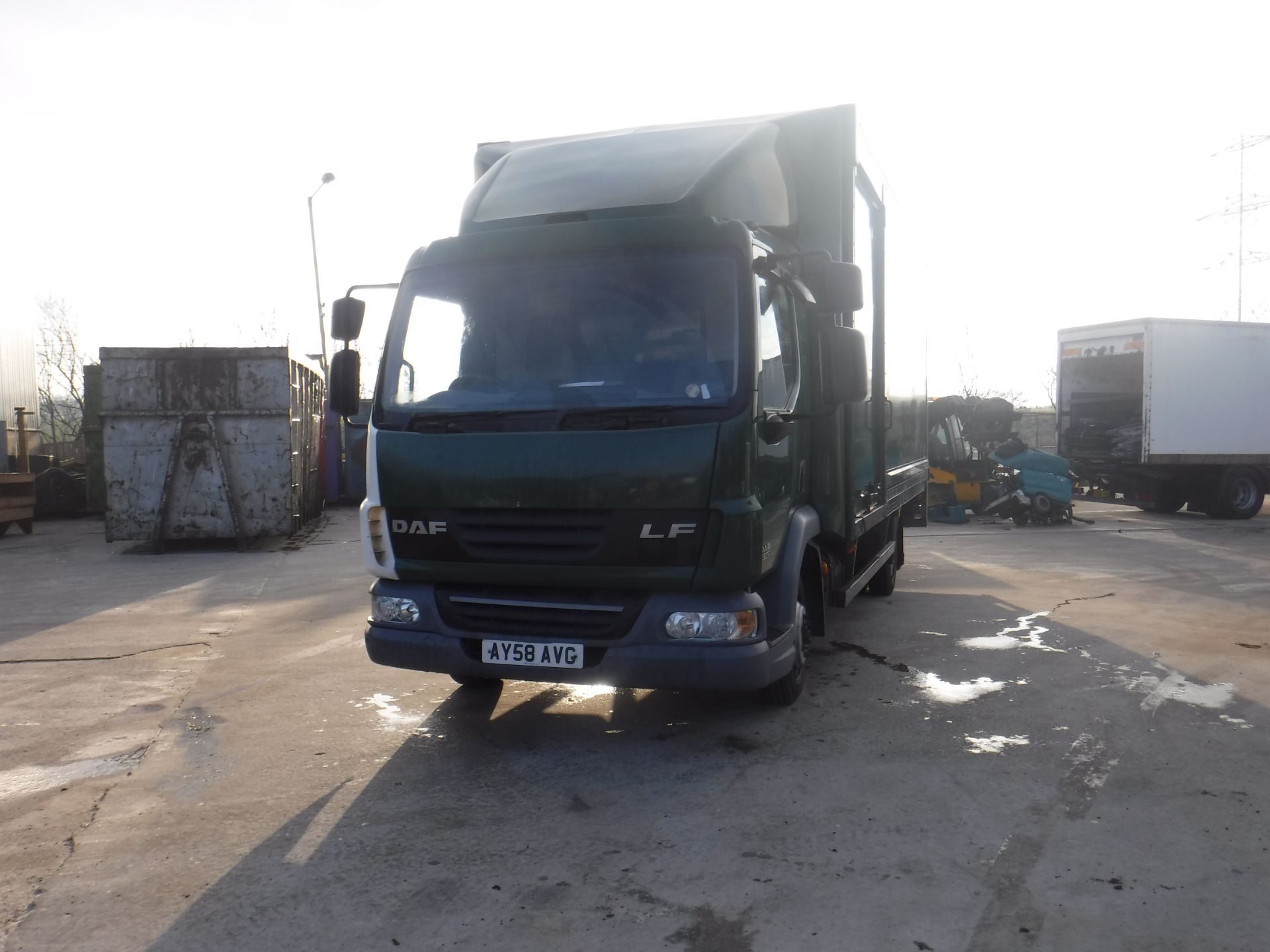 2008 daf lf 45.140 7500 kg boxvan mot end jan 17 taillift side locking door spare key good runner