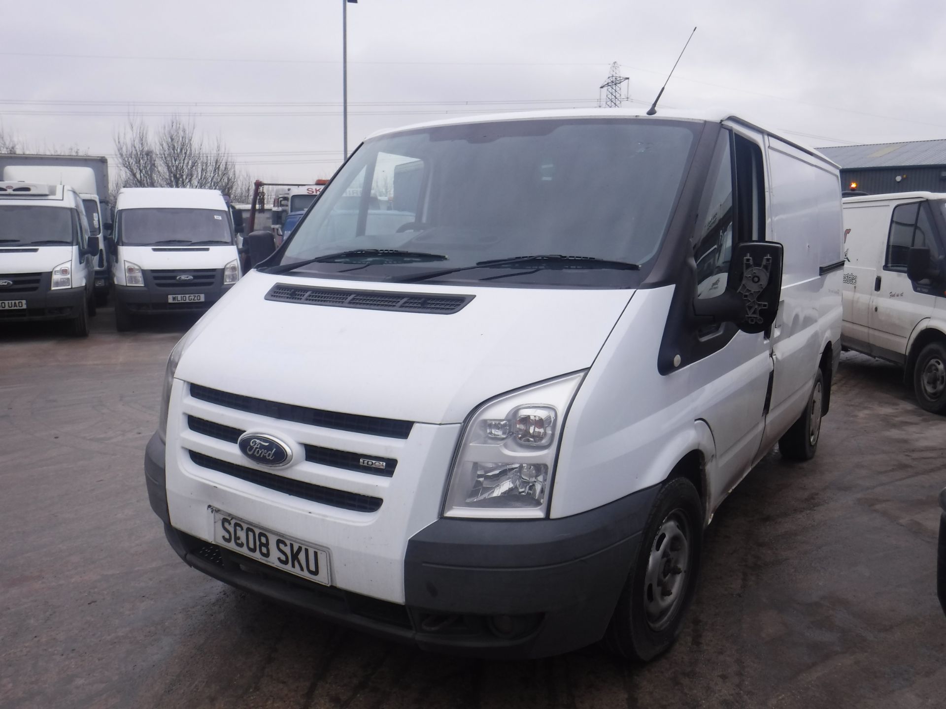 2008 ford transit panel van 85t280 tdci 190843 miles mot sept 17 good runner no v5 - Image 2 of 4