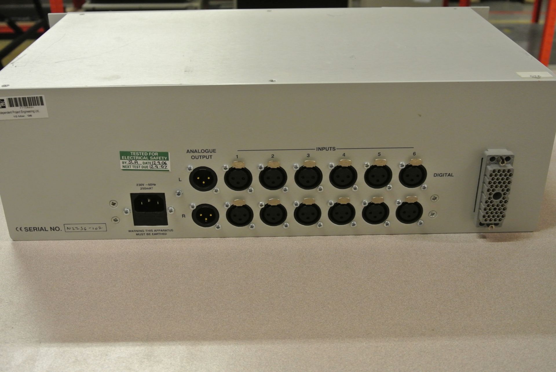 AUDIONICS SC1-D Digital Audio Monitoring Unit - 2U 19' Rack Mount - Image 4 of 6