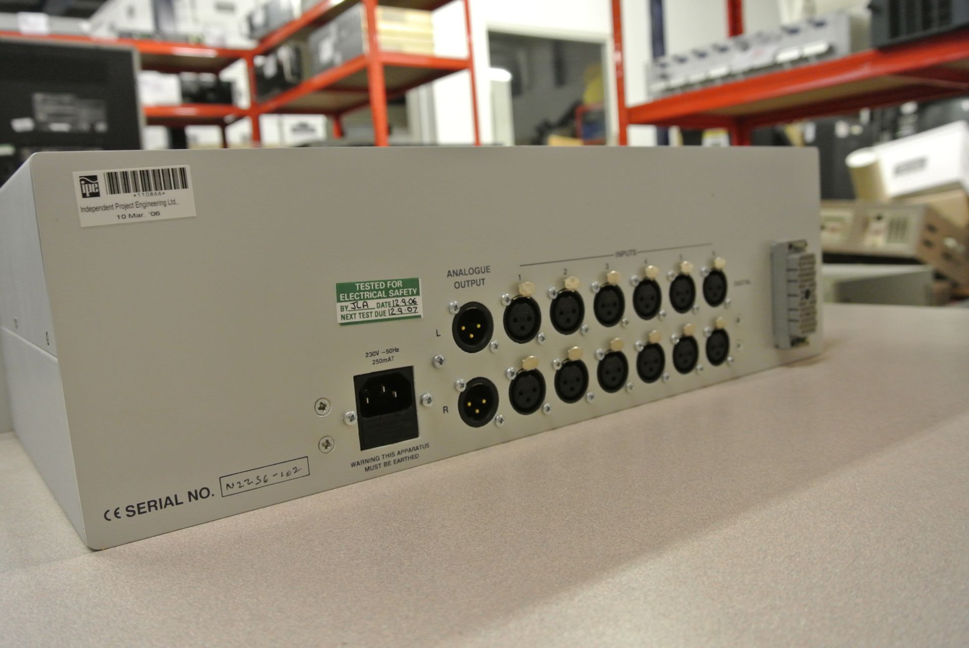 AUDIONICS SC1-D Digital Audio Monitoring Unit - 2U 19' Rack Mount - Image 5 of 6