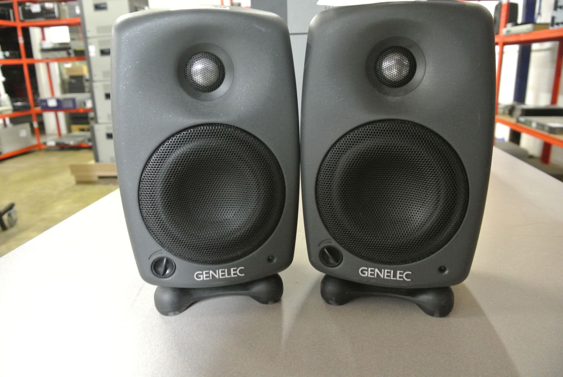 Genelec 8020A Studio Monitor Speaker - Pair of Black Active Studio Monitor Speakers