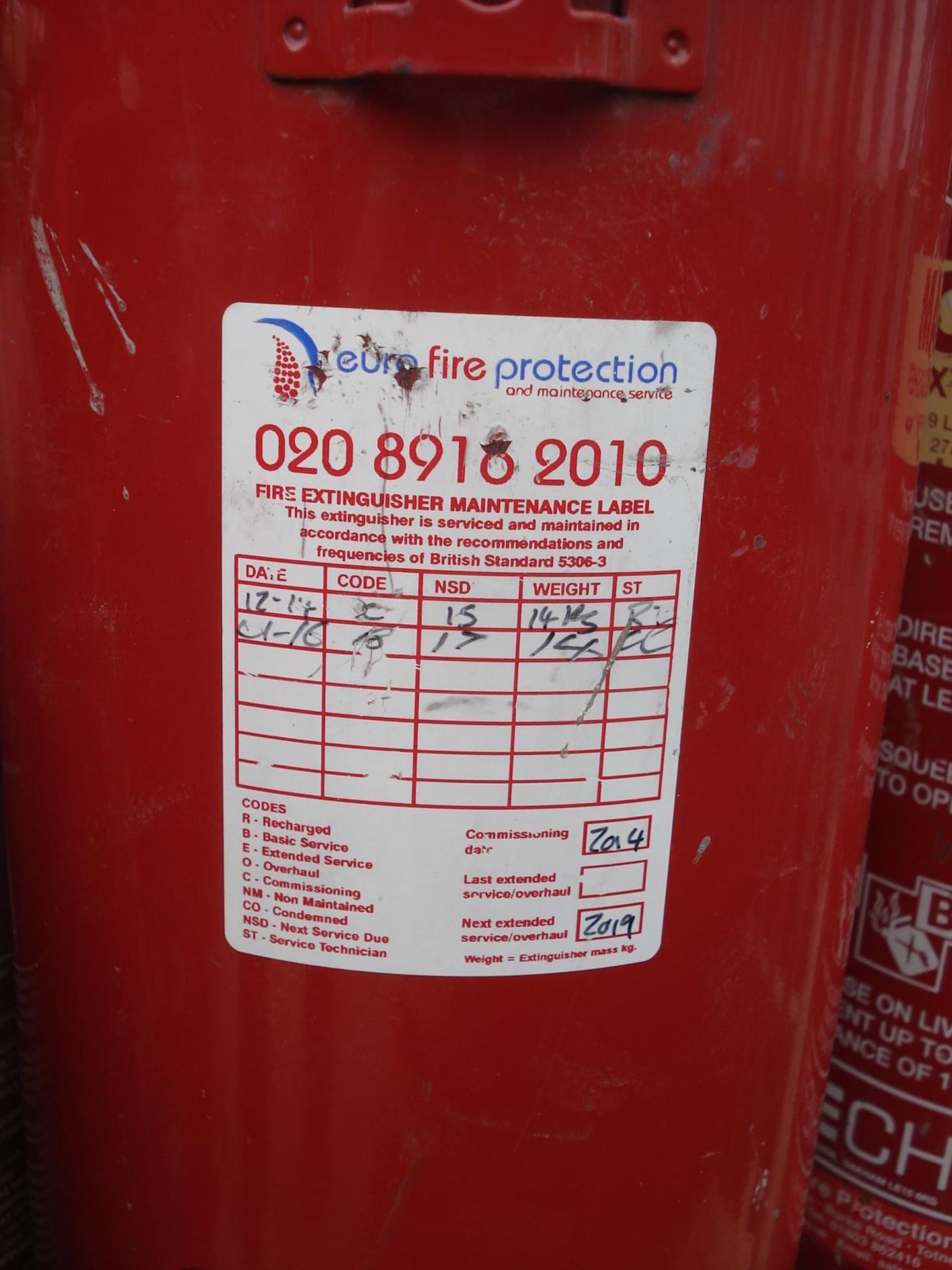 26 x Mixed Fire Extinguishers - Some in Date - Image 2 of 4