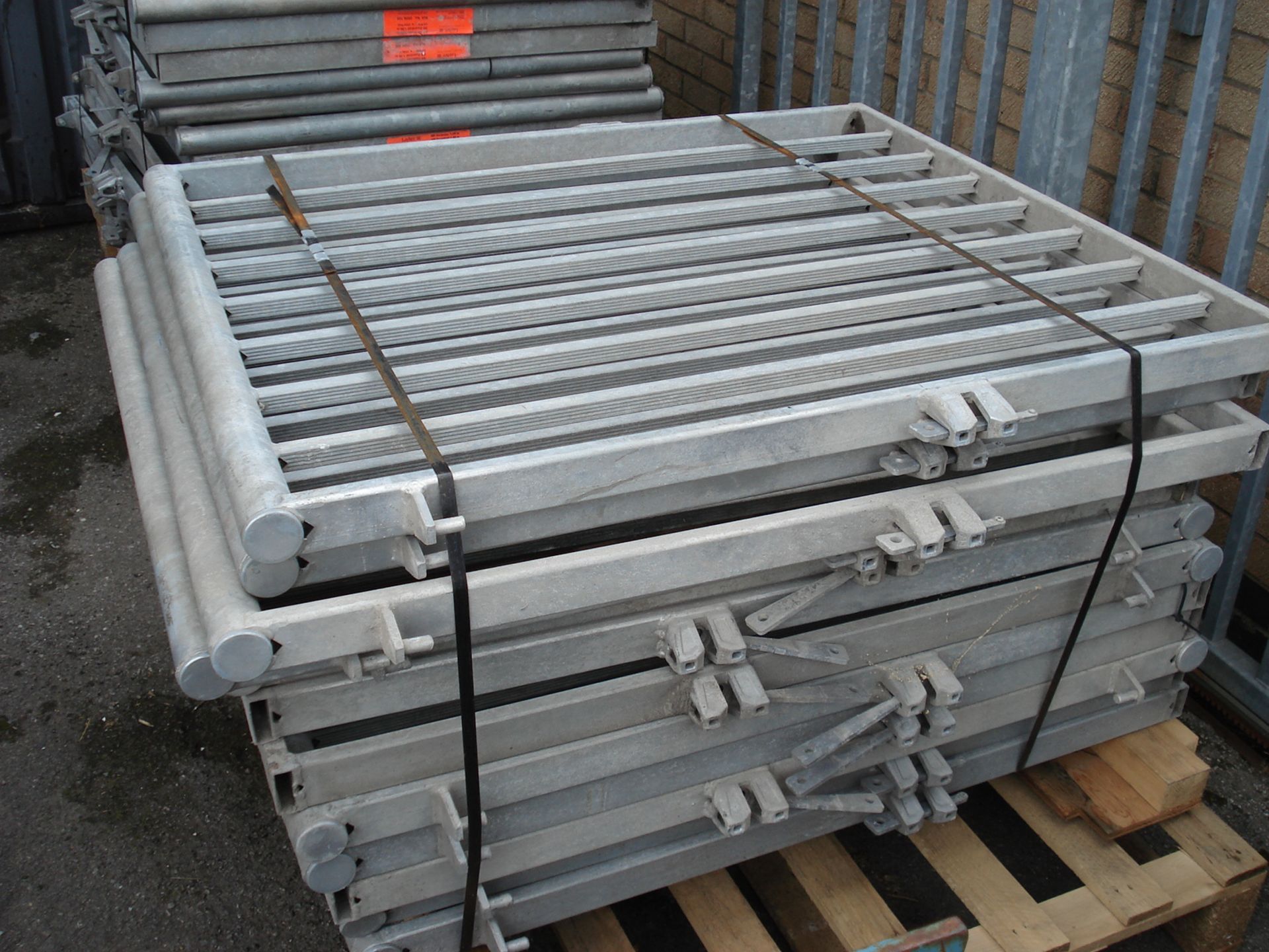 2 Pallets of 30 Metal Guard Rails - 43" x 37" - Image 2 of 3