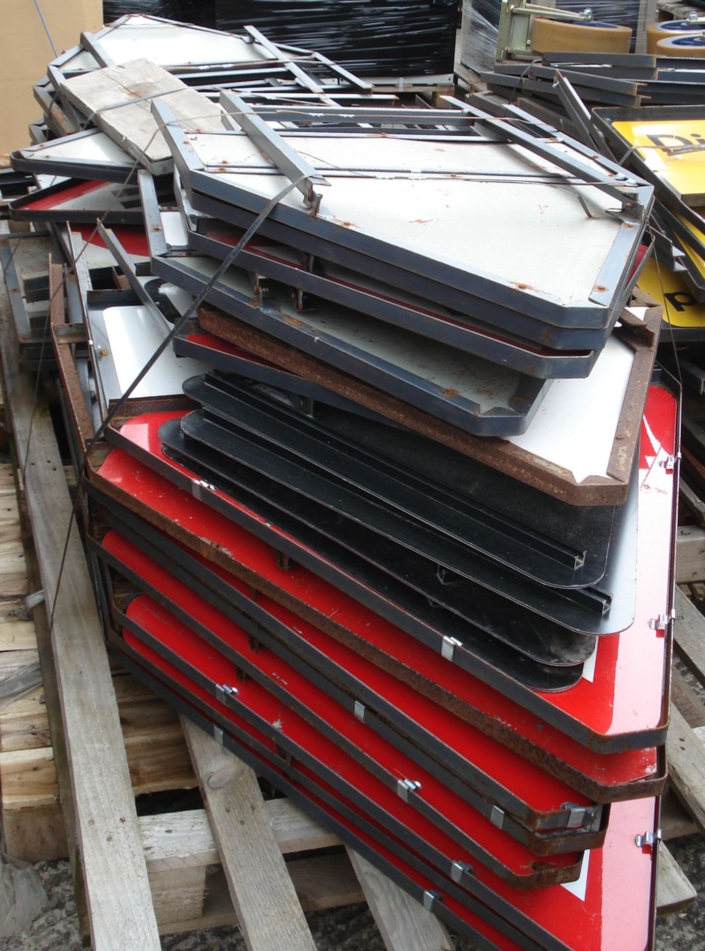 Mixed Metal Road Signs - Mainly Triangle Shape