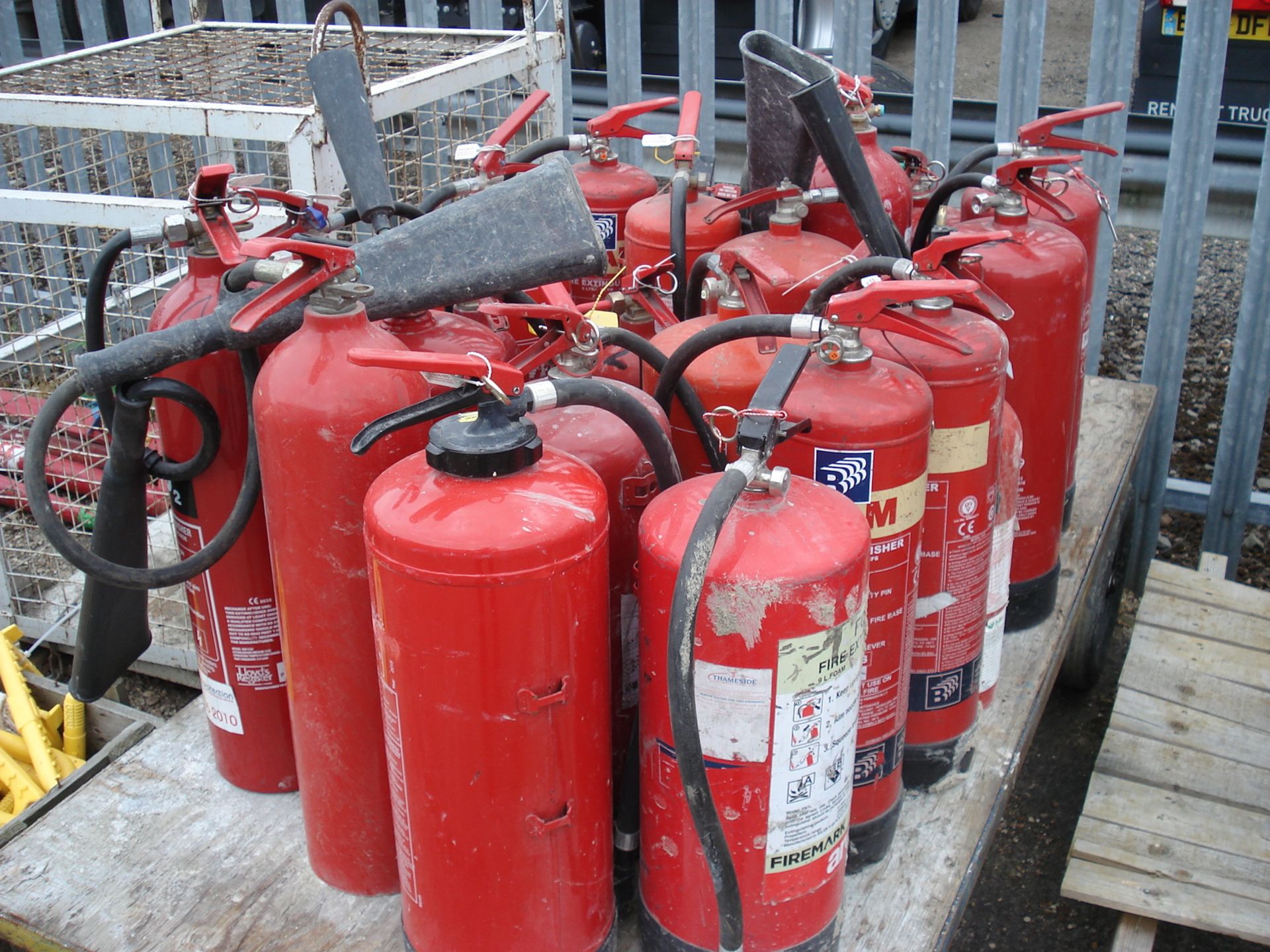 26 x Mixed Fire Extinguishers - Some in Date