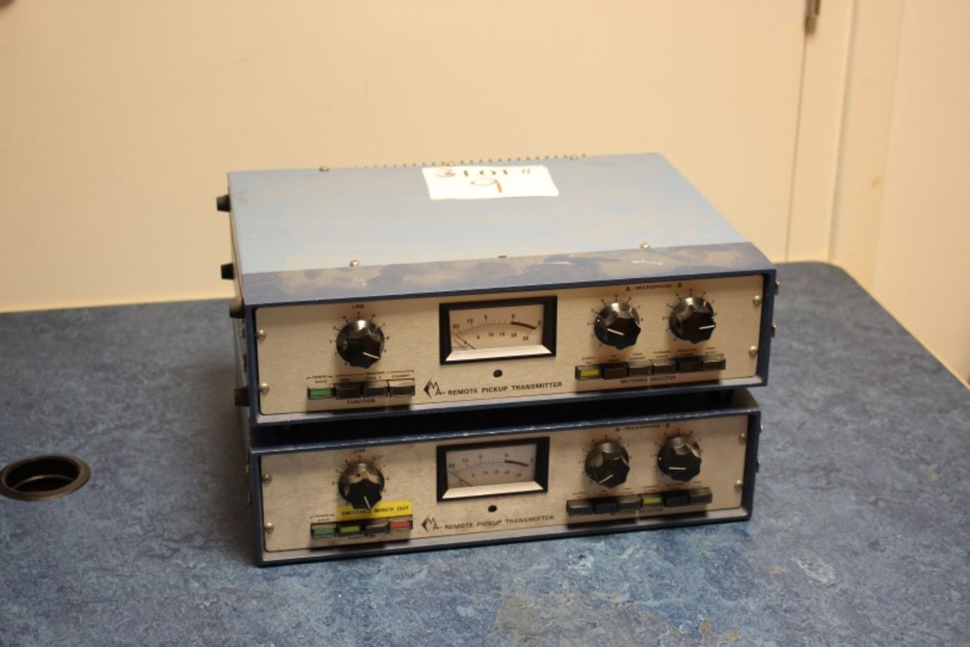 2 x Moseley Associates Inc. Remote Pickup Transmitter RPL 4C - Vintage Broadcast Transmitters