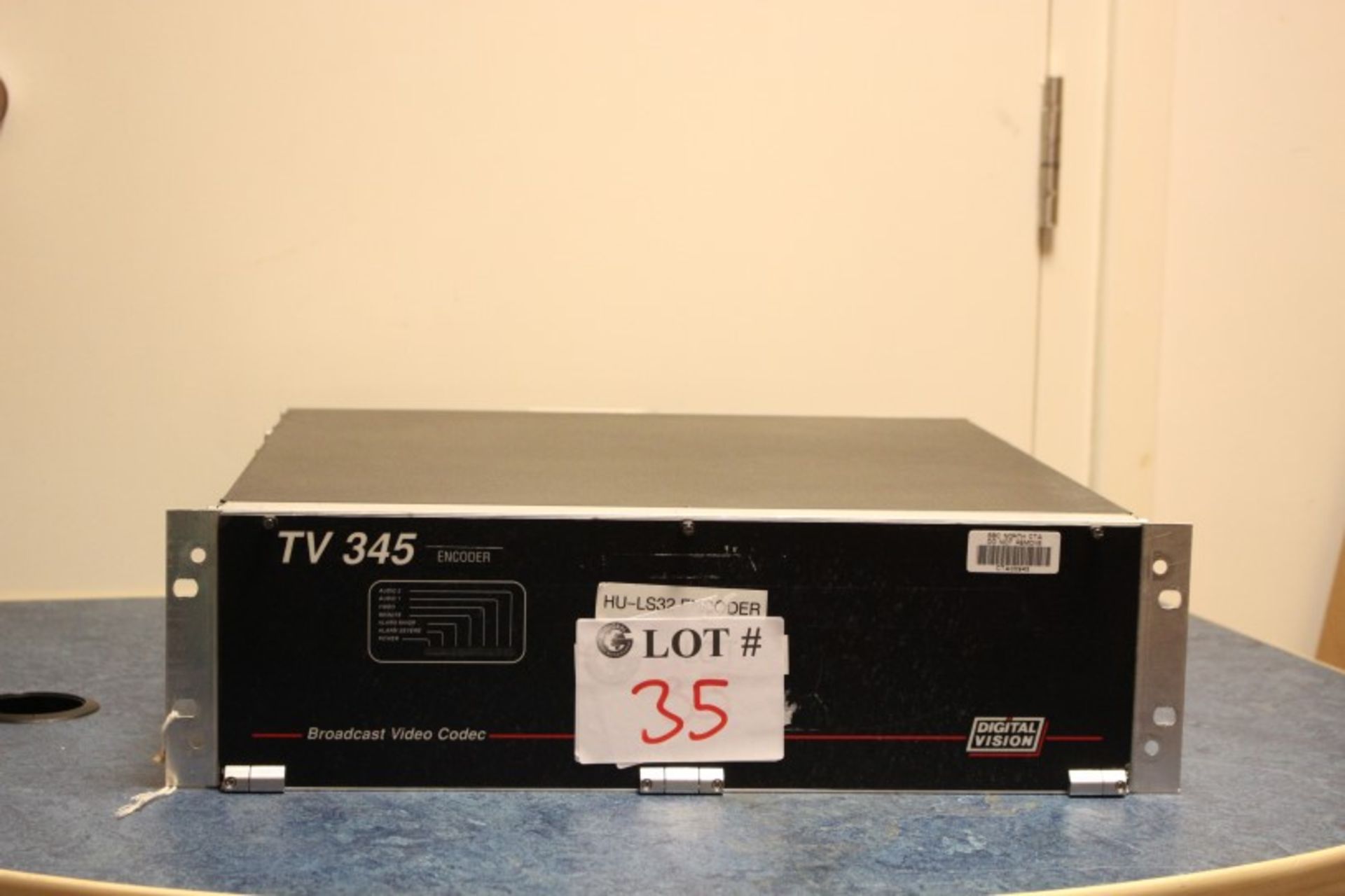 DIGITAL VISION TV345 Broadcast Video Codec - Set up as a Encoder with the following Modules -