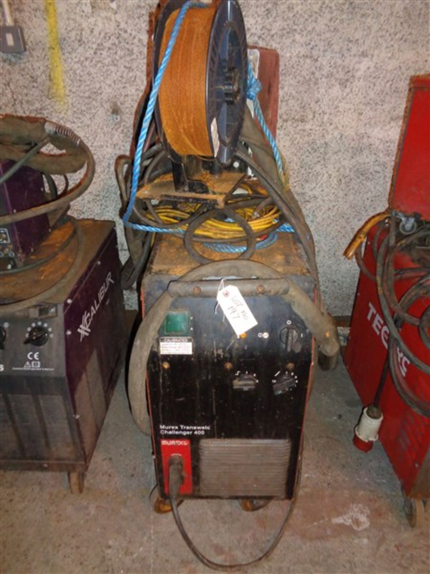 Murex transweld challenger 400 mig welder with 4c wire feed unit - Image 2 of 2