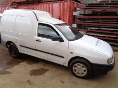 Seat Inca sdi Van, registration no. GJ52 FVH, date of first registration 19/12/2002, displaying 58,