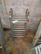 Aluminium folding ladder