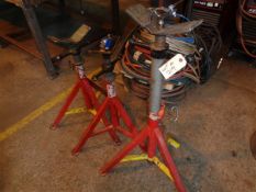 3 x adjustable welding stands