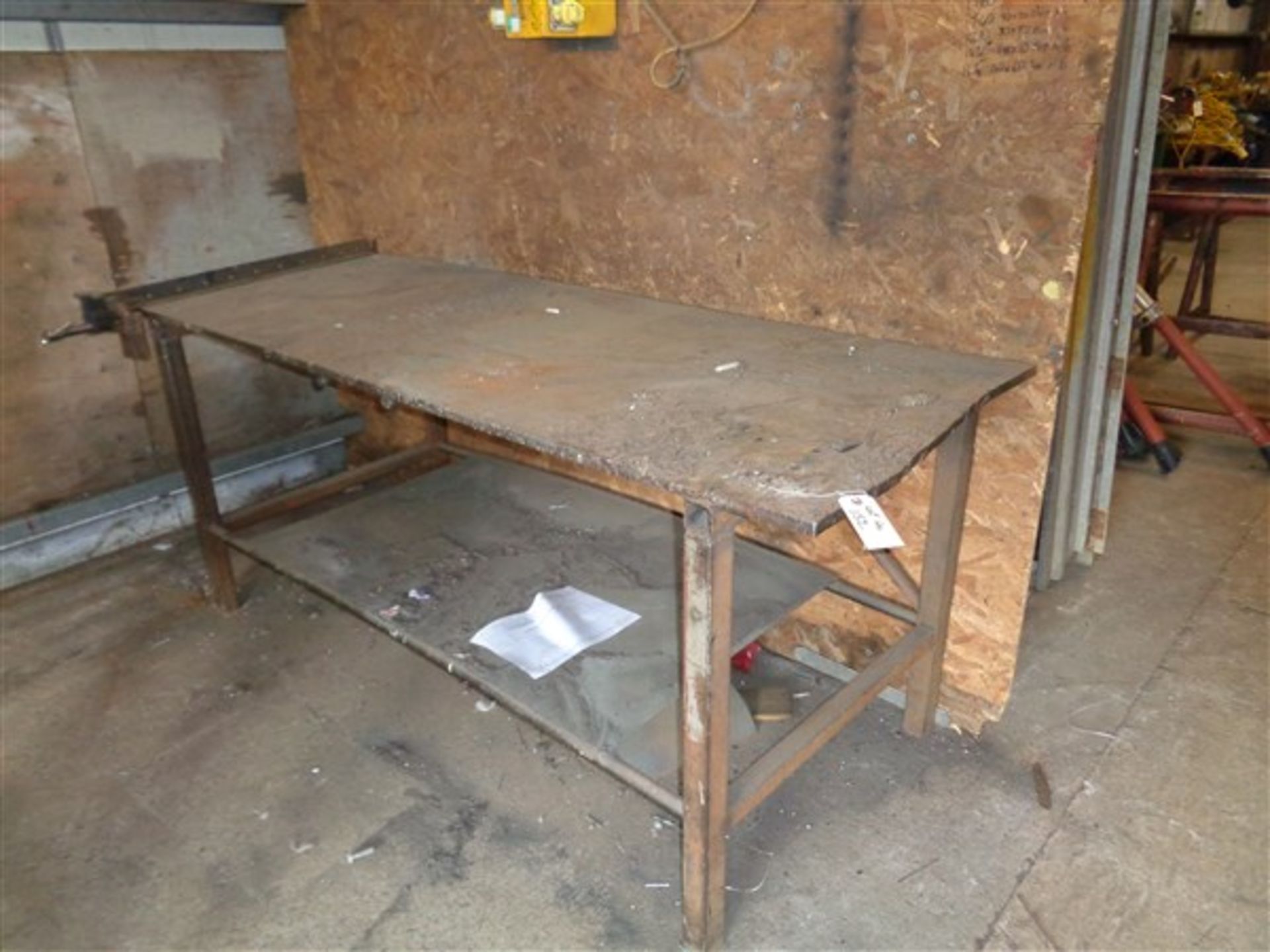 Street welding table as lotted