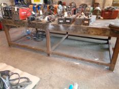 250mm x 125m steel welding table