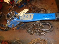 Tractel 1.5 tonne manual chain puller