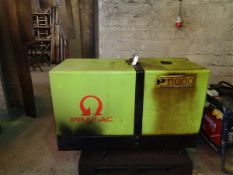 Pramac model P1100 diesel generator, 1562 hrs