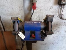 Unbranded double ended bench grinder