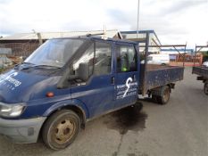 Ford Transit 350LWB Drop side lorry, registration number SW52 ONT, date of first registration 16/