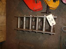 2 x beam roller chain block units