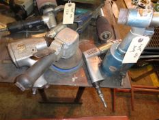 4 x various pneumatic tools as lotted